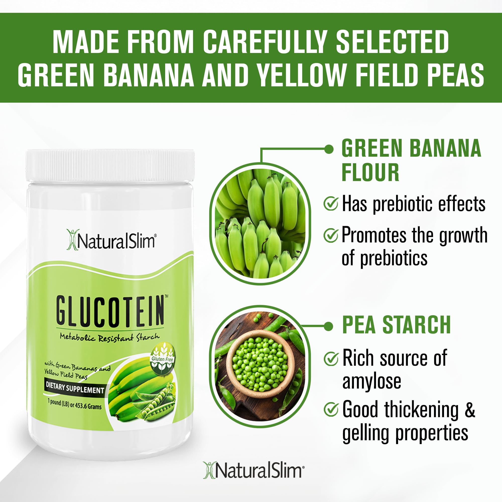 NaturalSlim etiqueta de ingredientes, lista clara y transparente