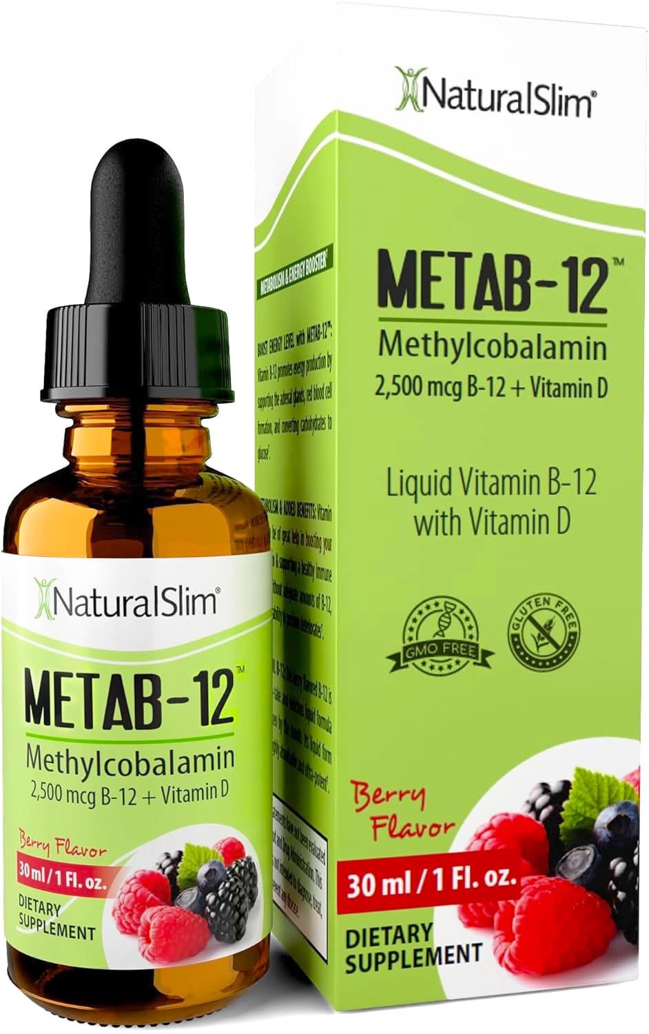 NaturalSlim frente del empaque mostrando la botella y beneficios