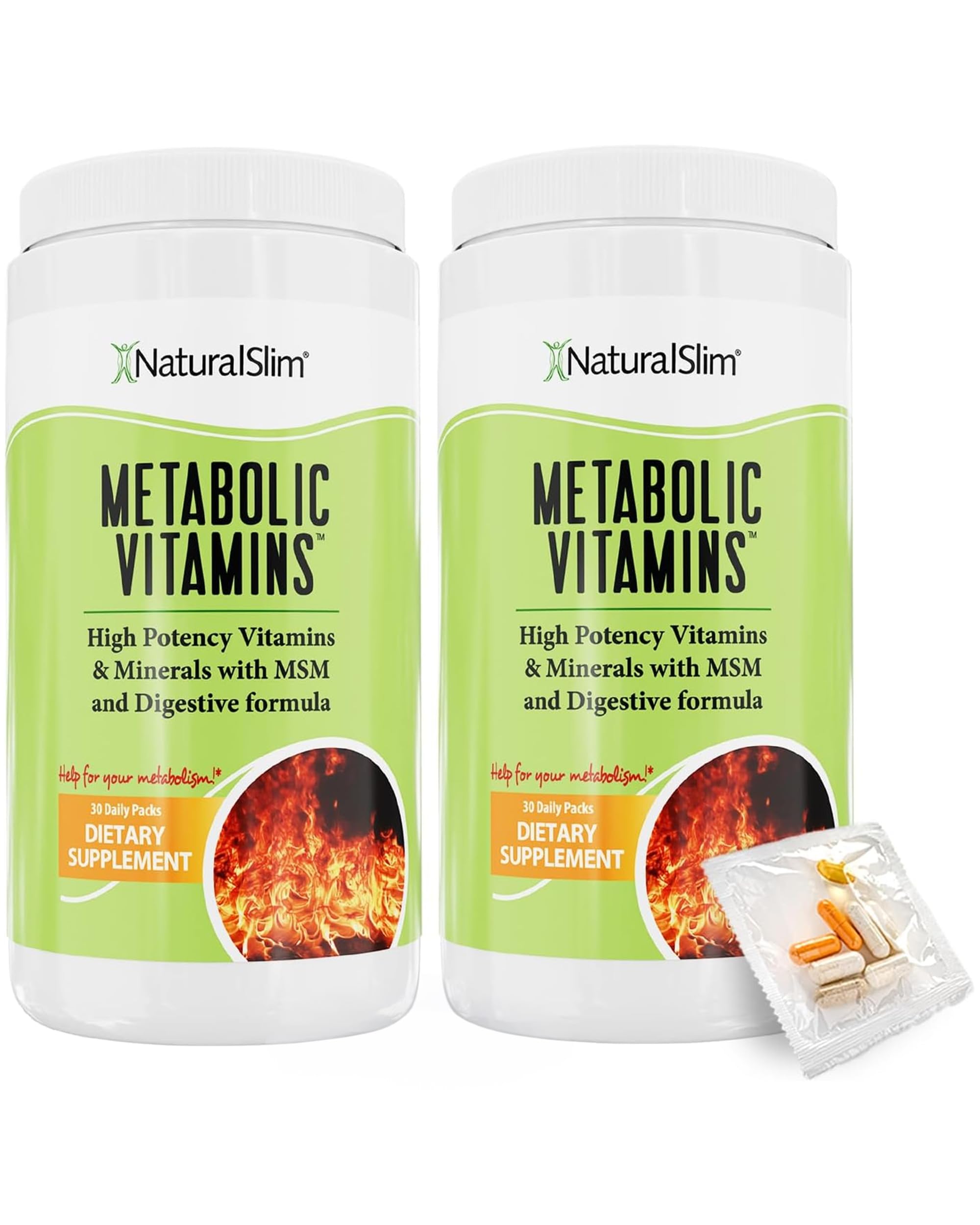 NaturalSlim frente del empaque mostrando diseño y beneficios visibles