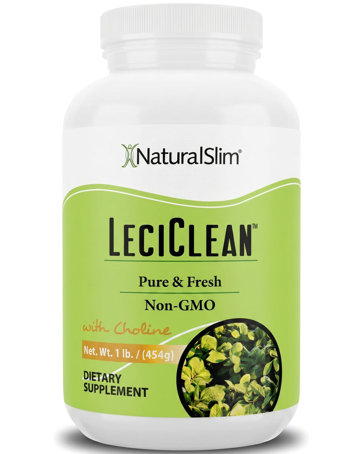 NaturalSlim empaque frontal limpio y claro que destaca pureza