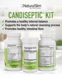 NaturalSlim gut CLEANSE cápsulas en primer plano, textura y calidad