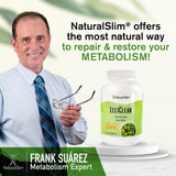 NaturalSlim etiqueta con ingredientes y tabla nutricional visible