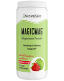 NaturalSlim MagicMag frente del envase mostrando sabor fresa-lima y beneficio de relajación