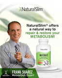 NaturalSlim frasco en salón junto a vela para ambiente relajante