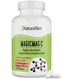 NaturalSlim frasco frontal que muestra 100 cápsulas y beneficio de conveniencia