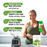 NaturalSlim etiqueta con ingredientes activos resaltados, beneficio transparencia y nutrientes