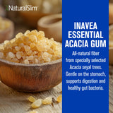 NaturalSlim mezcla en agua ilustrando disolución y bebida hidratante instantánea