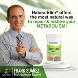NaturalSlim pack doble mostrando dos frascos para suministro extendido