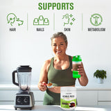NaturalSlim preparación en coctelera demostrando mezcla sin grumos