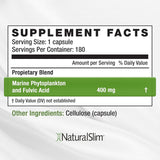 NaturalSlim Somarenew cápsulas en mano para visualizar tamaño y comodidad de uso