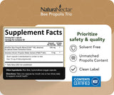 NaturaNectar detalle de la etiqueta con certificación NSF y trazabilidad clara