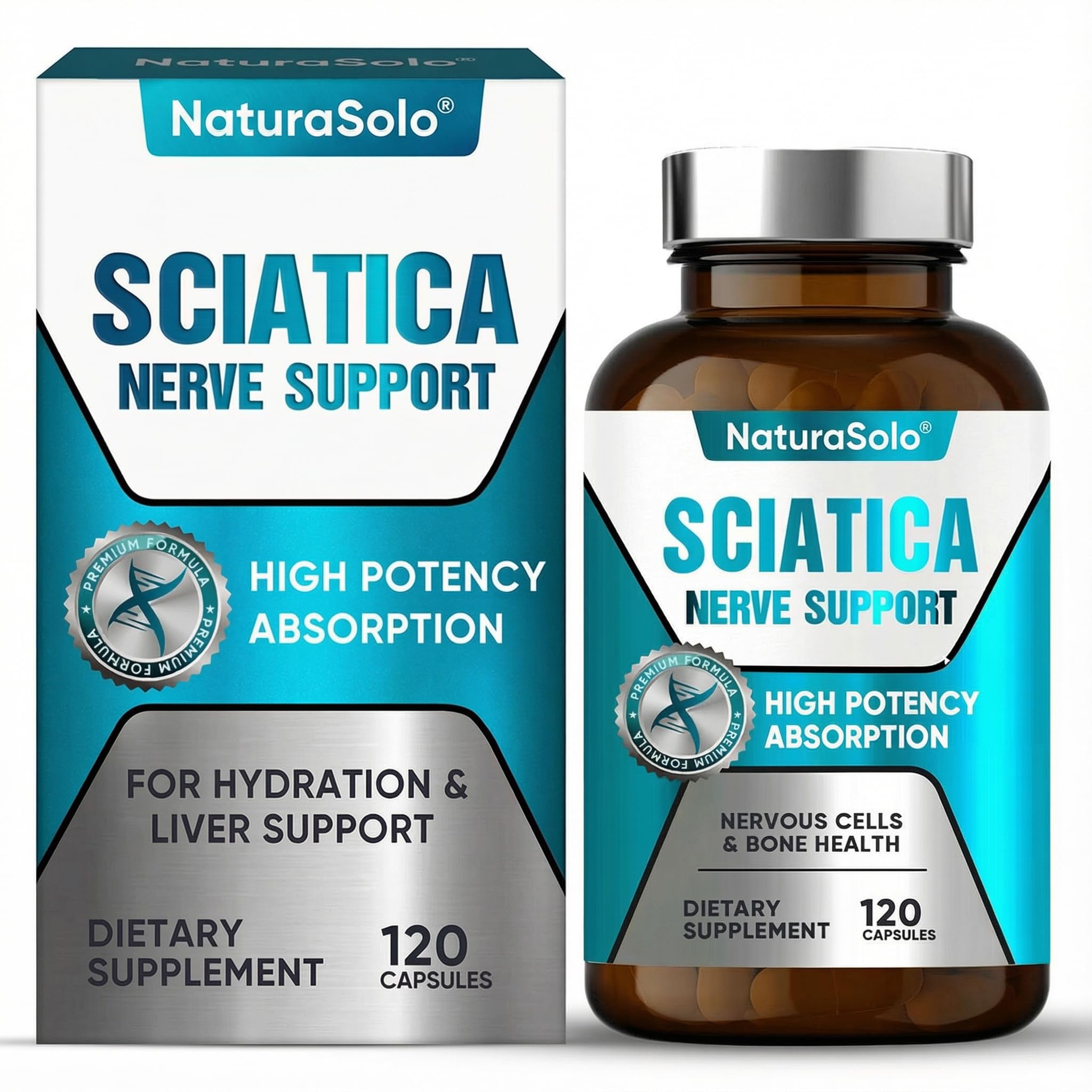 NaturaSolo envase frontal de Nerve Savior mostrando presentación y beneficios