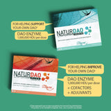 NATURDAO envase abierto mostrando 60 comprimidos y blísteres