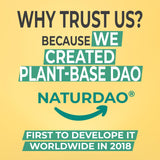 NATURDAO tableta detalle de textura y liberación prolongada para protección