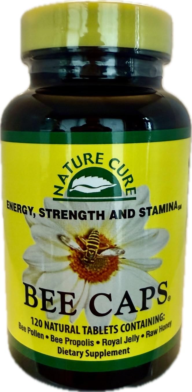 Nature Cure Bee envase frontal con etiquetas claras y nueva presentación