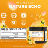 Nature Echo cucharilla entre el polvo para identificar la porción práctica