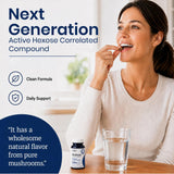 Nature Helix Actexa mano sosteniendo tableta mostrando facilidad de uso