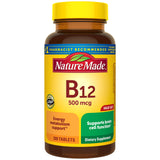 Nature Made envase frontal mostrando 200 tabletas y beneficio de suministro prolongado