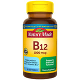 Nature Made frasco frontal mostrando 90 softgels y beneficio de apoyo energético