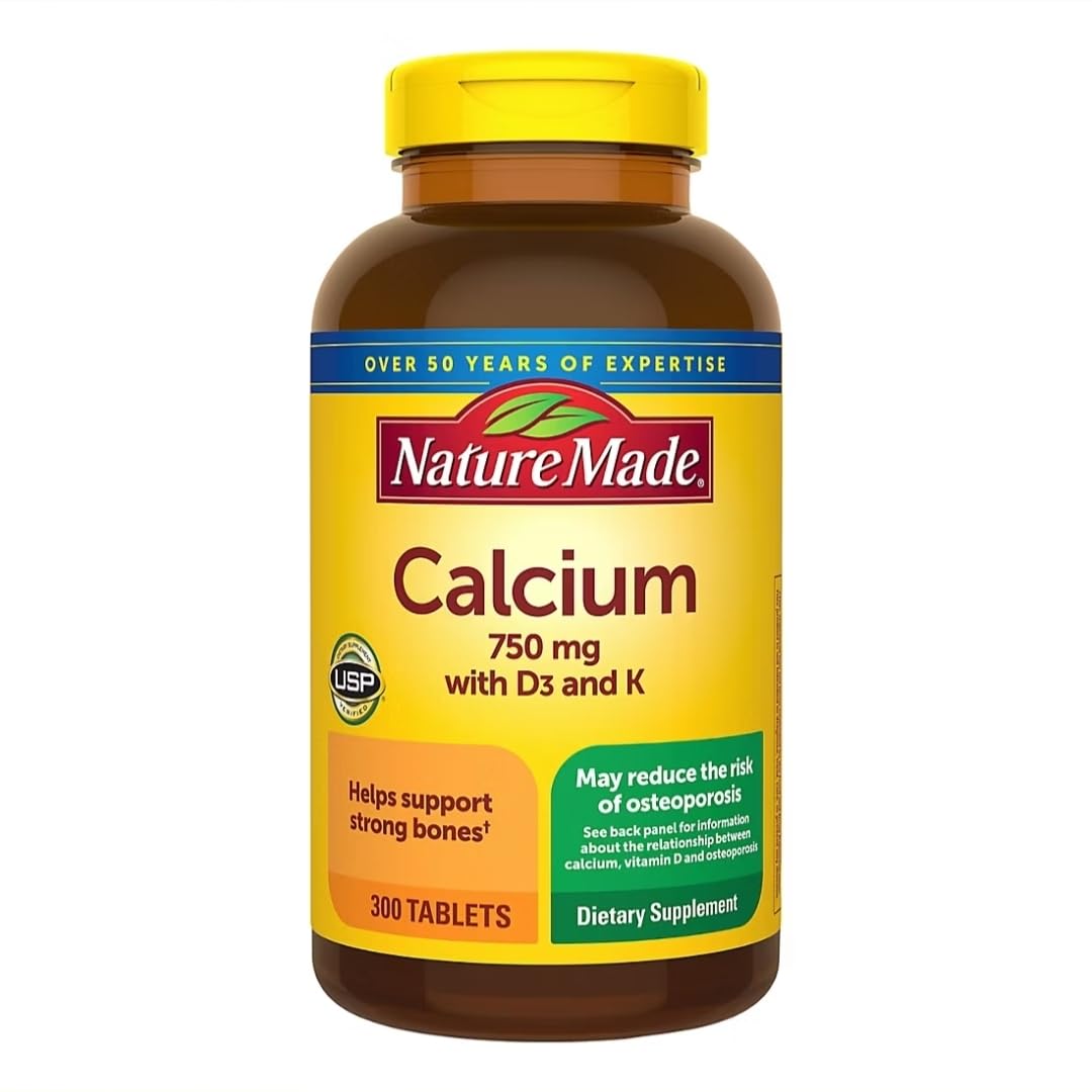 Nature Made Calcium junto a un desayuno saludable mostrando integración diaria