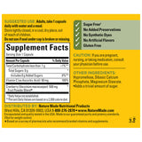 Nature Made etiqueta nutricional destacando vitaminas y transparencia