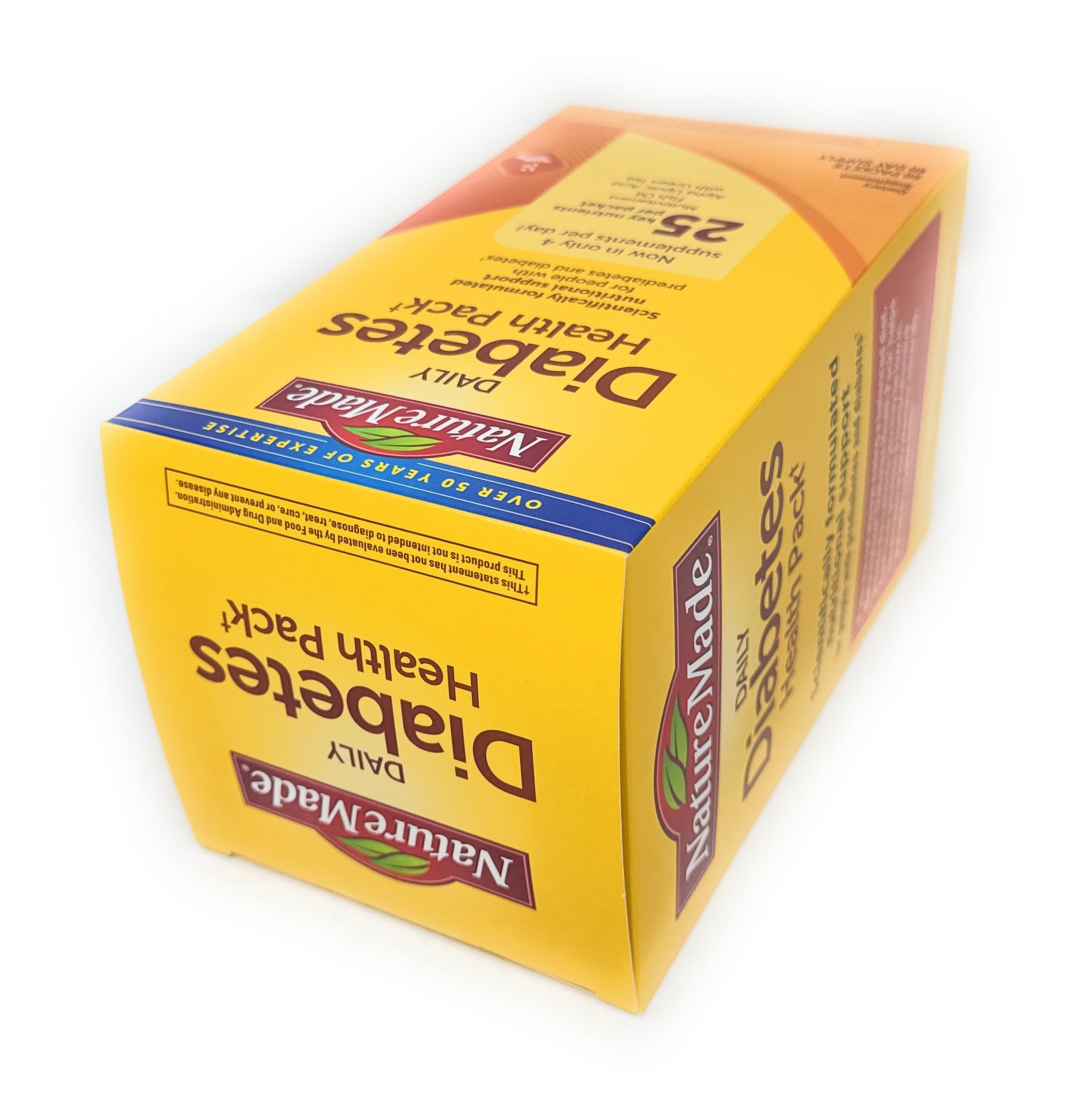 Nature Made etiqueta nutricional del paquete para consultar ingredientes
