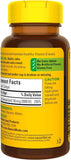 Nature Made etiqueta nutricional del producto, información clara y transparente