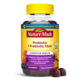 Nature Made frente del envase mostrando 50 gomitas y beneficios visibles