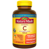 Nature Made frasco frontal visible y legible con 90 tabletas, conveniente