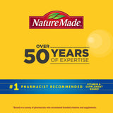 Nature Made frasco con 50 unidades para durabilidad y suministro claro