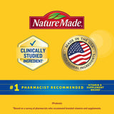 Nature Made sello sin gluten y base de pectina destacando aptitud