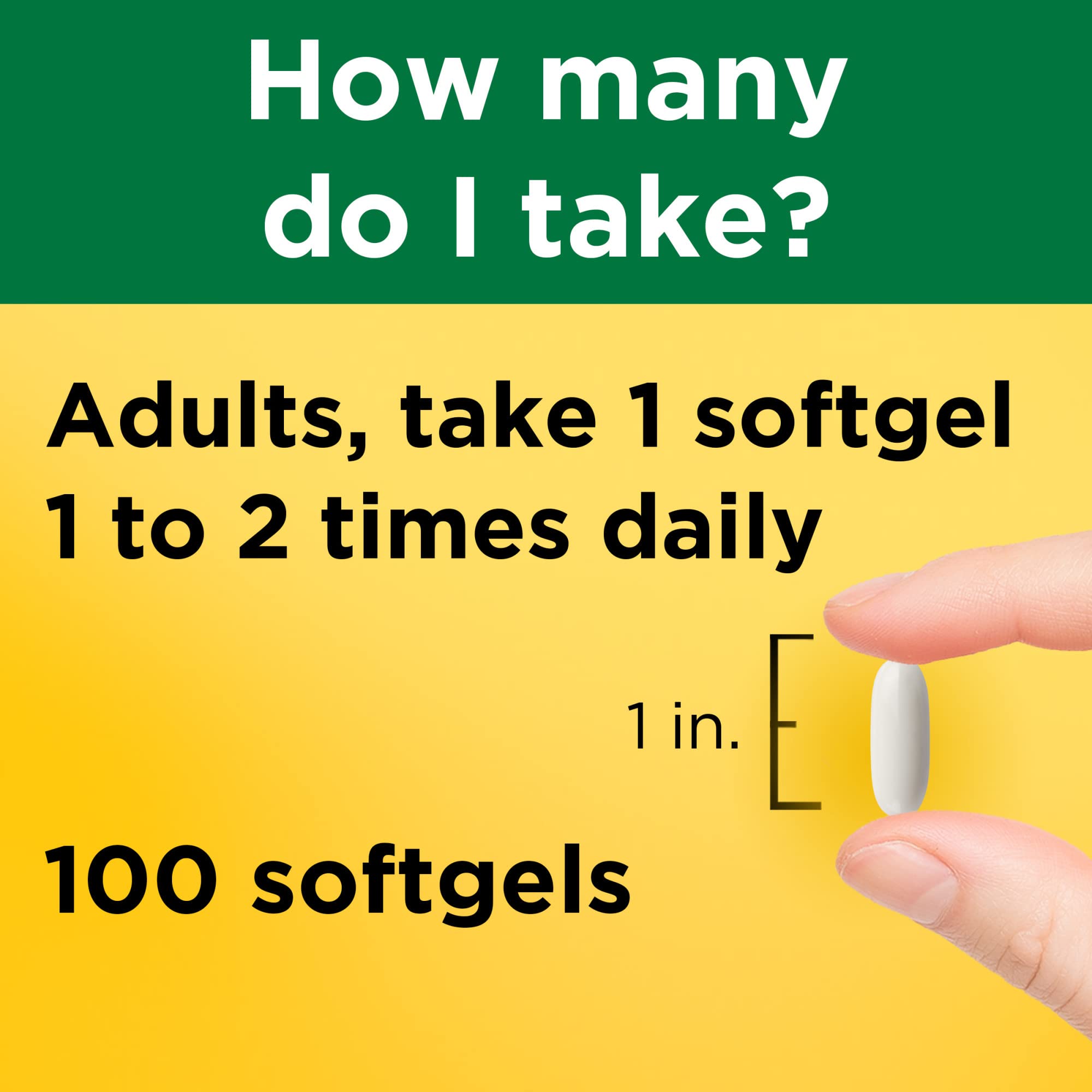 Nature Made softgel junto a una comida para mejorar la absorción del calcio