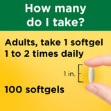 Nature Made softgel junto a una comida para mejorar la absorción del calcio