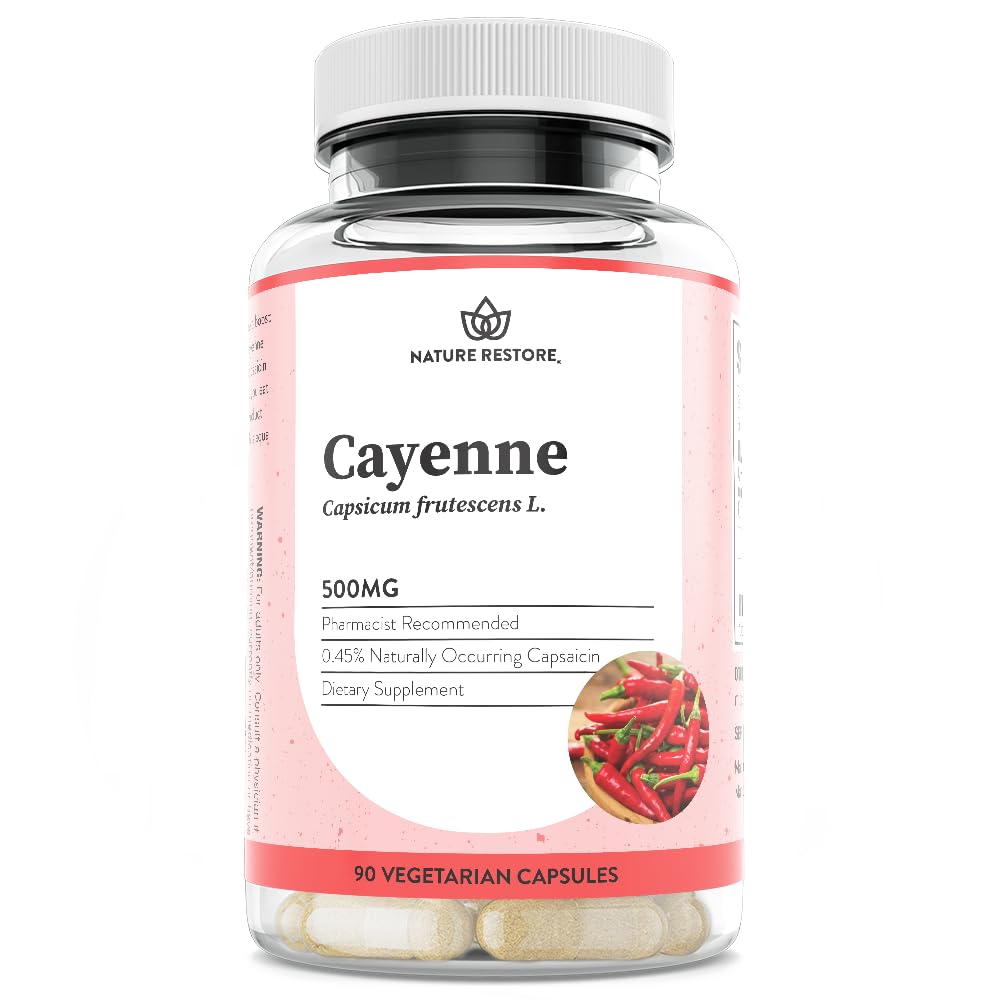 Nature Restore frontal del envase mostrando cápsulas y beneficios