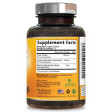 Nature's Nutrition envase junto a certificados de prueba para transmitir confianza