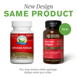 Nature's Sunshine etiqueta nutricional en primer plano, transparencia en ingredientes