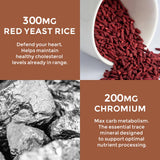 NATURE TARGET etiqueta con lista de ingredientes clave para apoyo integral