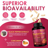 NATURE TARGET etiqueta con lista de ingredientes y certificación GMP visible