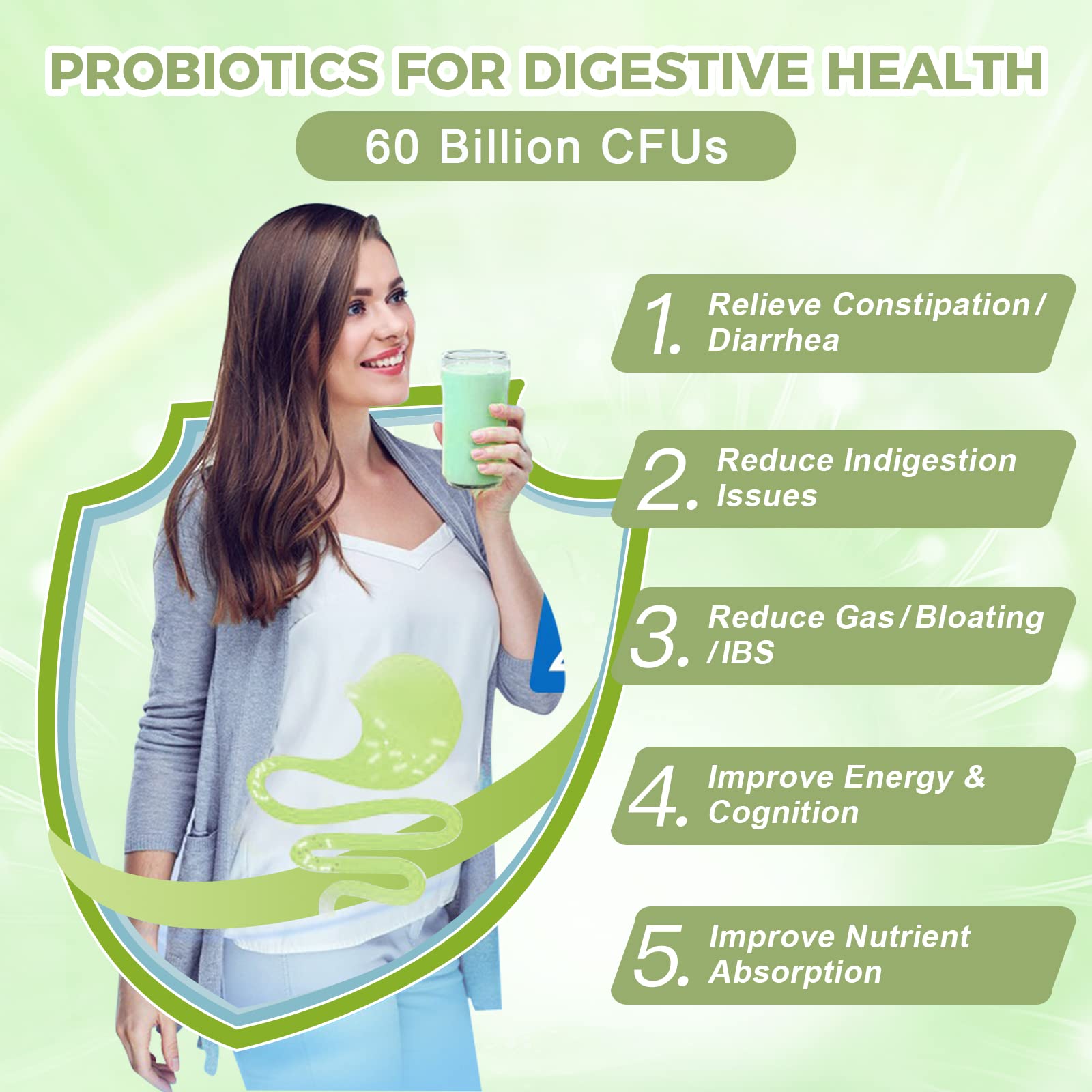NATURE TARGET etiqueta nutricional detallada con información de cepas