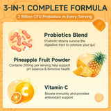 NATURE TARGET piña y vitamina C en primer plano, apoyo digestivo y antioxidante