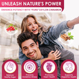 NATURE TARGET mezcla de ingredientes en polvo con canela y curcumina