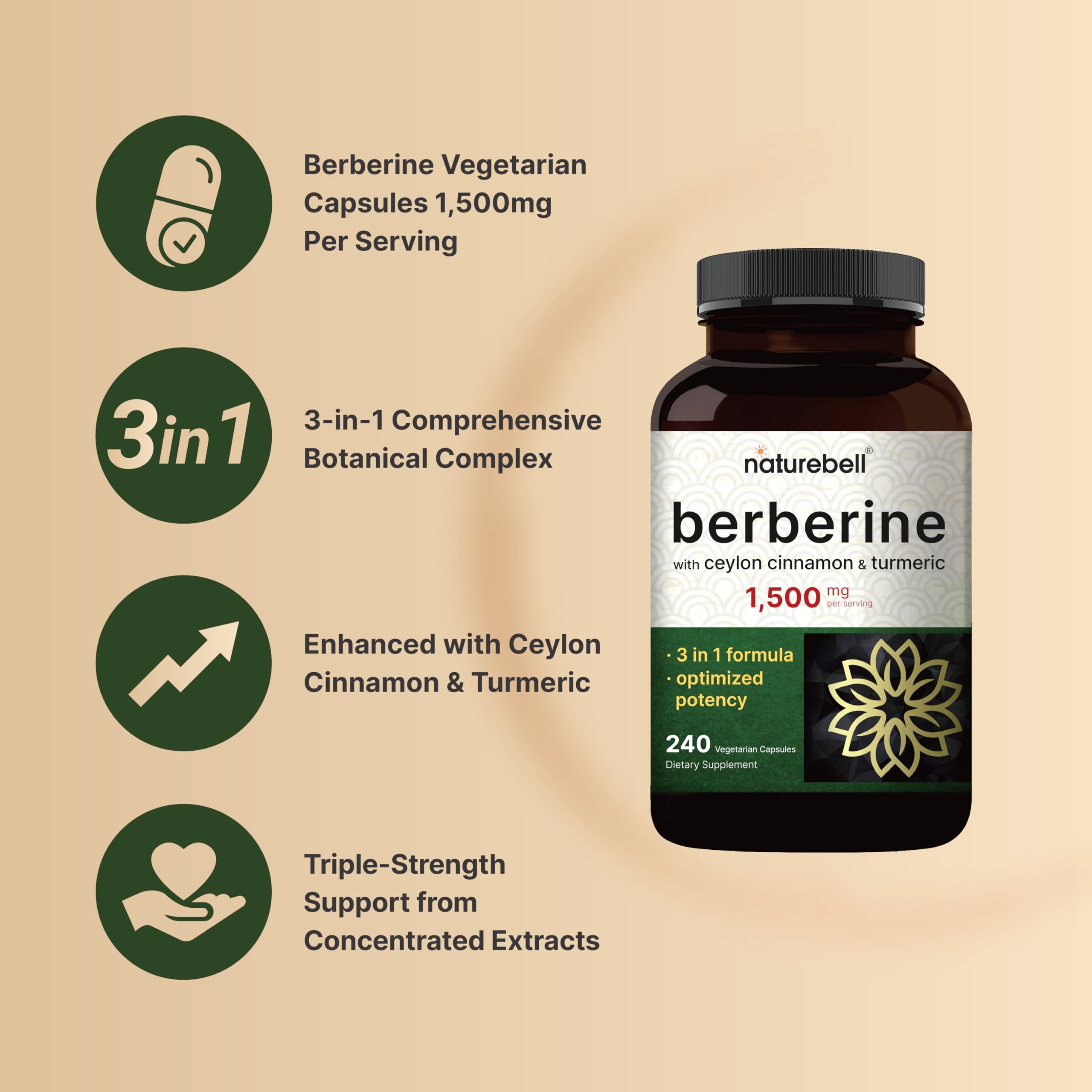 NatureBell caja abierta con cápsulas, empaque que rinde