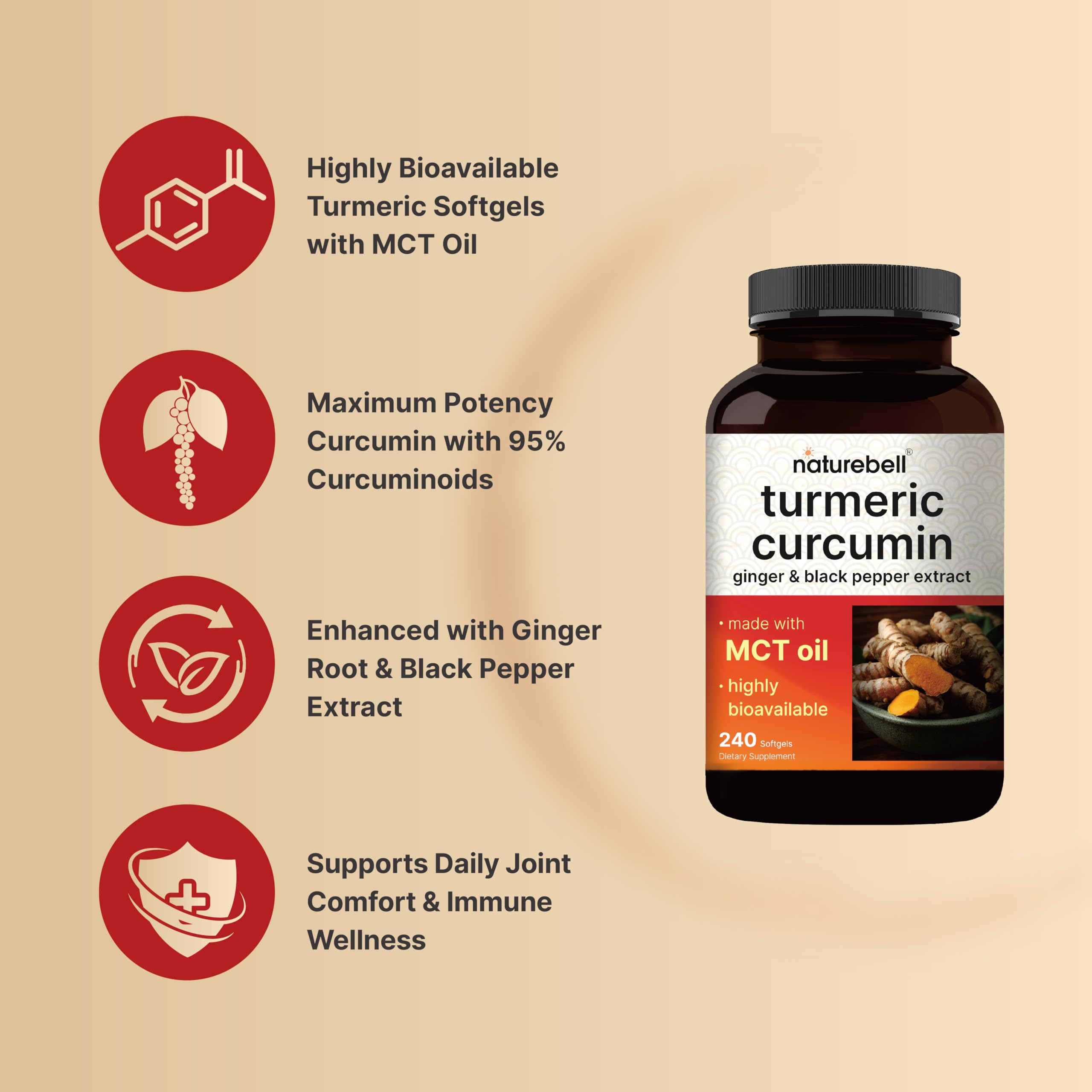 Cápsula abierta con aceite MCT NatureBell ilustrando vehículo lipídico para absorción