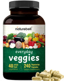 NatureBell primer plano de cápsulas vegetarianas texturizadas y puras
