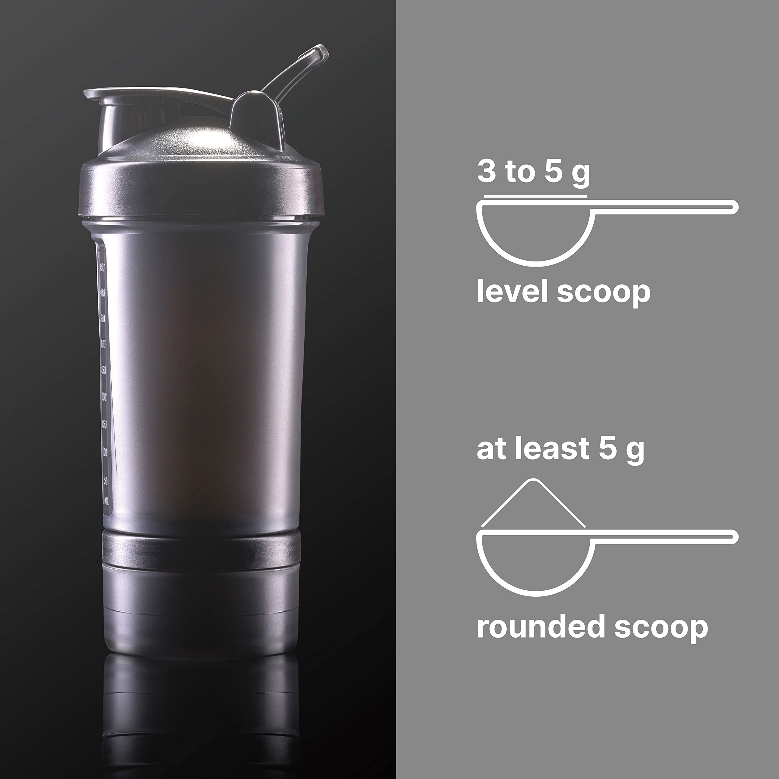 NatureBell comparación de tamaño con una mano para visualizar la porción y la cantidad por paquete