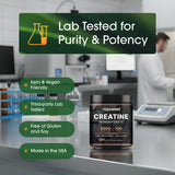 Detalle de la etiqueta NatureBell con información de pureza y terceros testados