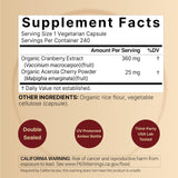 NatureBell cápsula vegetariana abierta, textura fina y fácil de tragar