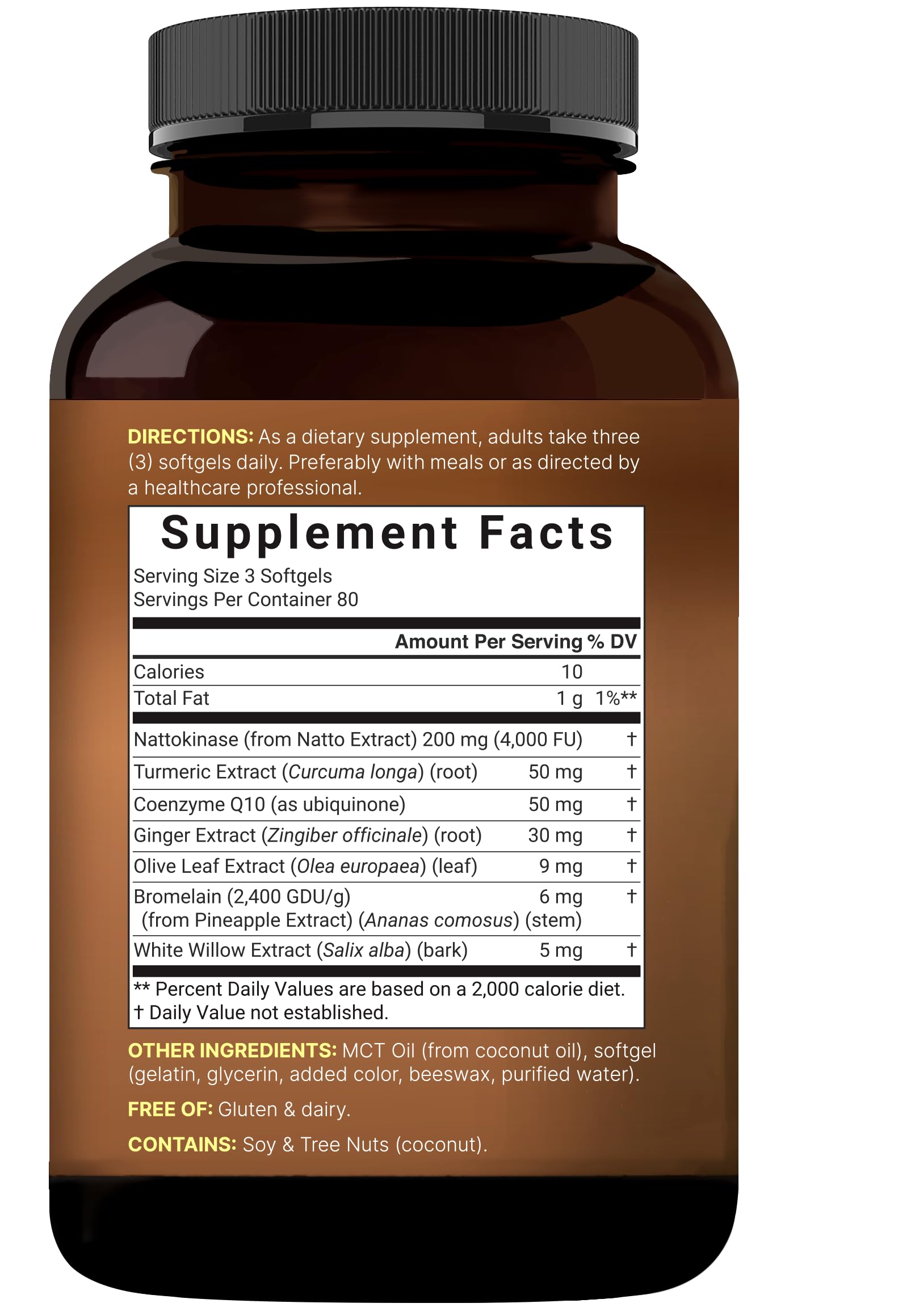 NatureBell softgels en mesa de desayuno para uso diario conveniente