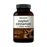 NatureBell envase frontal mostrando canela de Ceilán y beneficios claros