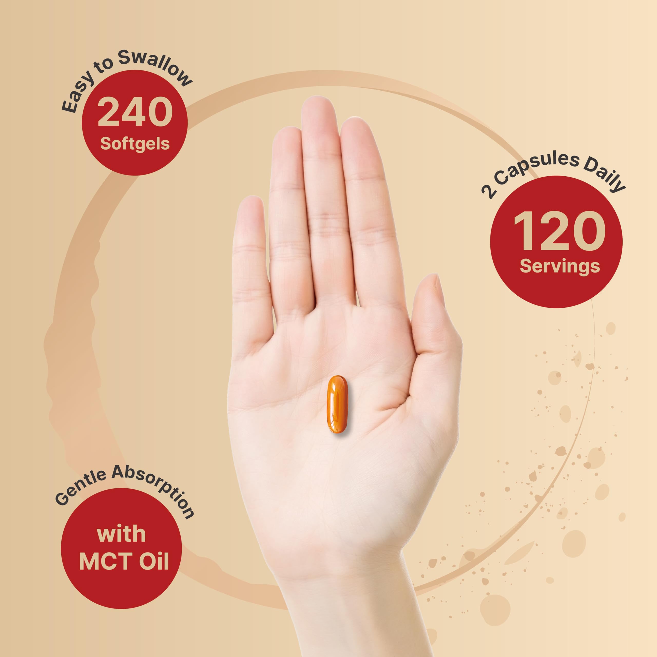 Etiqueta NatureBell con lista de ingredientes y 95% curcuminoides, claridad informativa